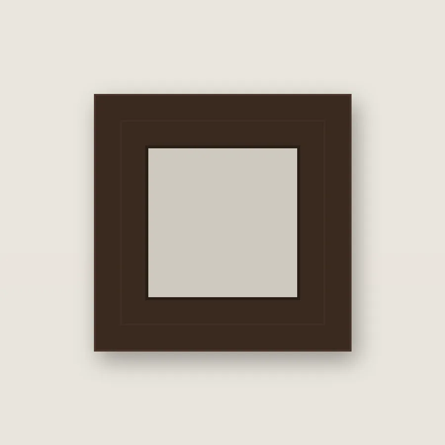 Espresso Walnut frame corner sample, item number 104