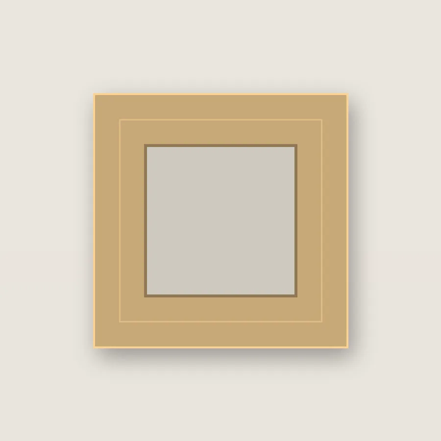 Natural Oak frame corner sample, item number 112