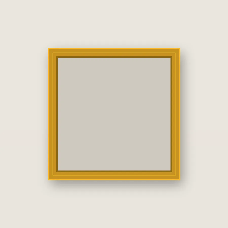 Slim Gold frame corner sample, item number 409